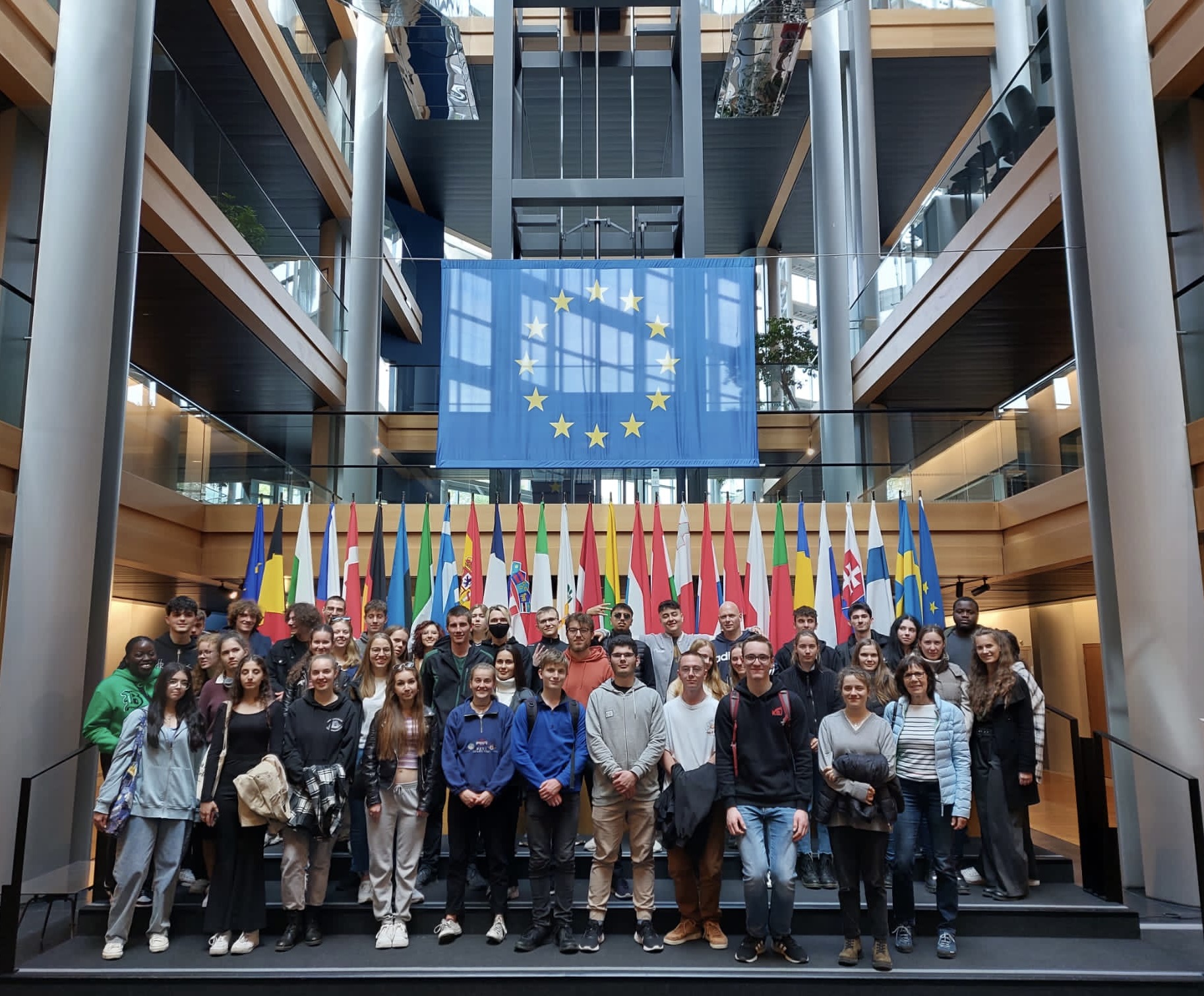 Die FranzösischSchüler auf Exkursion in Straßburg FritzRuoffSchule